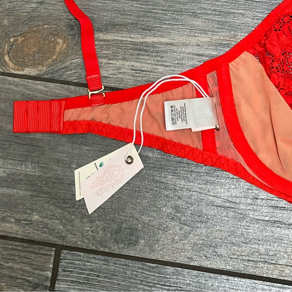 NWT Free People HAH Hook Up Demi Bra C 30-38 Lace Underwire 30C 32C 34C 36C 38C - Picture 6 of 8